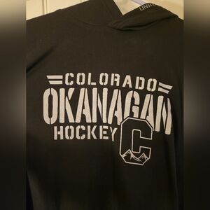 UNRL Ultra Hooded Long Sleeve Hoodie - Colorado Okanagan Hockey, Size Large, NWT
